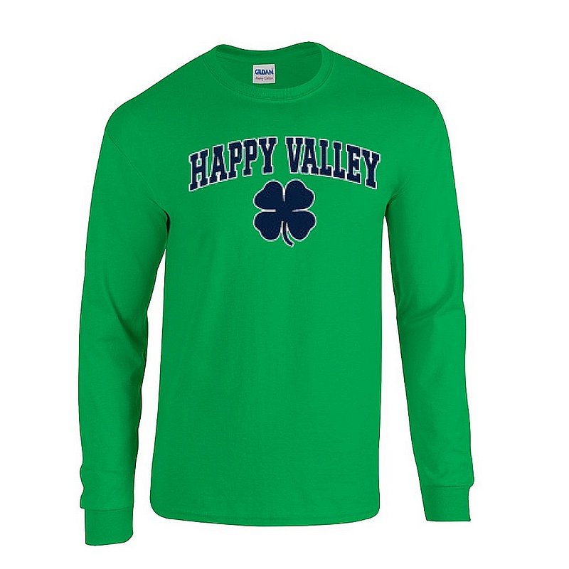 Happy Valley Shamrock Irish Green Long Sleeve T-shirt