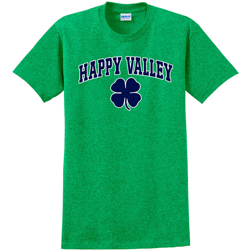 Penn State Happy Valley Shamrock Irish Green T-shirt Nittany Lions (PSU) 