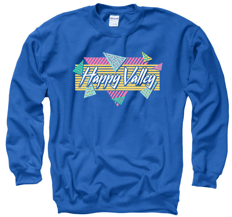 Penn State Happy Valley Vintage 90's Inspired Crewneck Sweatshirt Nittany Lions (PSU) 
