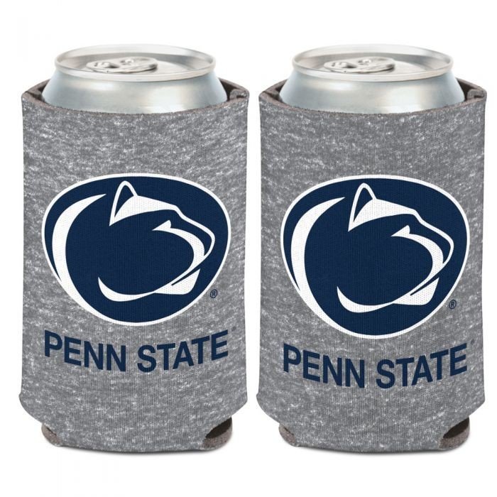 Penn State Heather Grey 12oz Can Cooler 