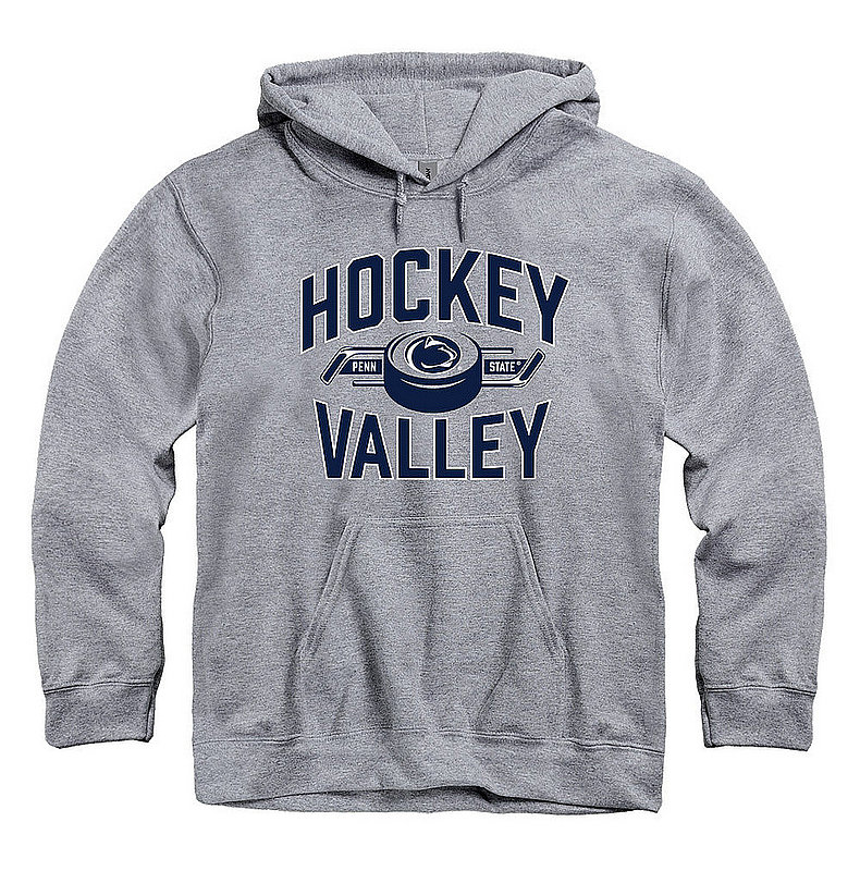 Penn State Hockey Valley Hooded Sweatshirt Grey