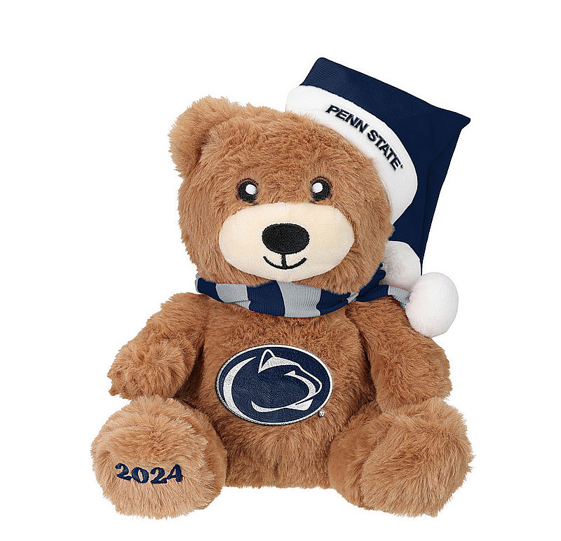 Penn State Holiday 2024 Santa Plush Bear Nittany Lions (PSU) 