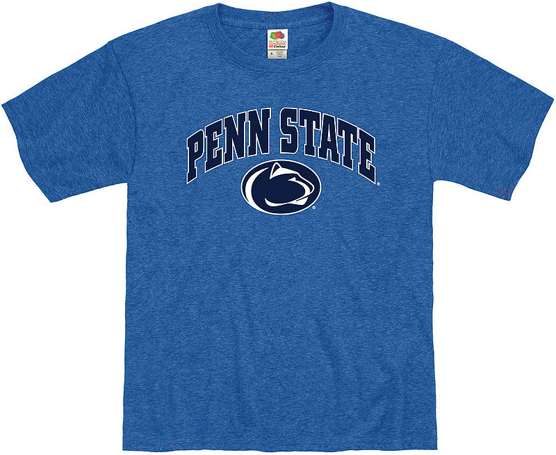 Penn State Kids Arching Over Lion Tee Retro Heather  