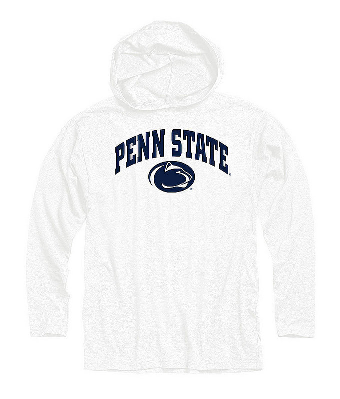 Penn State Kids Hooded Long Sleeve White 