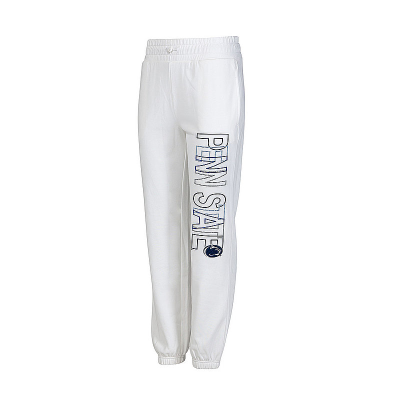 Penn State Ladies White Sunray Jogger Sweatpants 