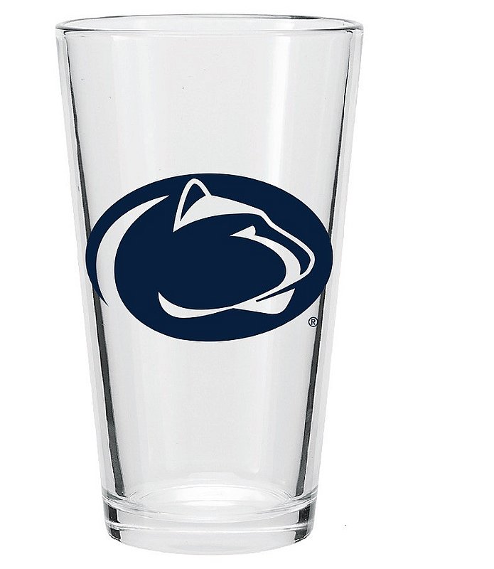 Penn State Lion Head 16oz Pint Glass 
