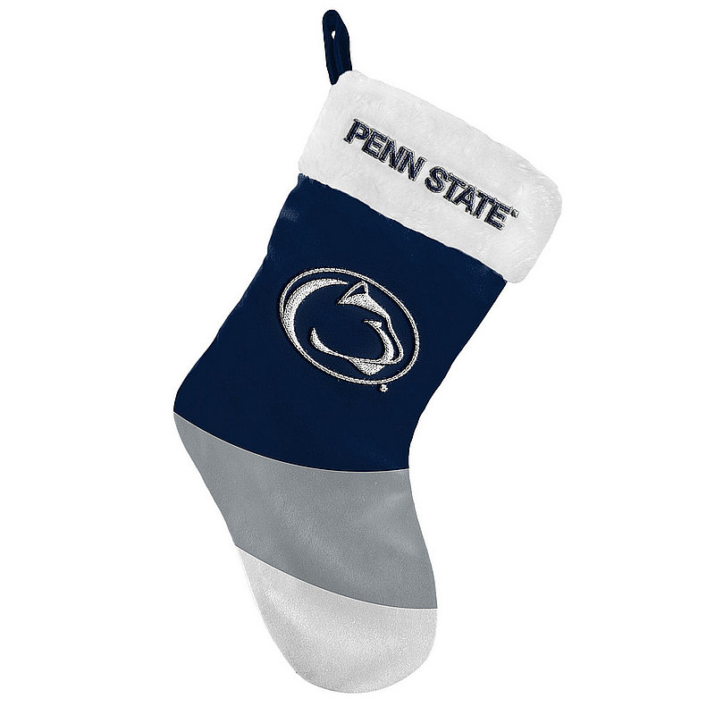 Penn State Lion Head Colorblock Holiday Stocking 