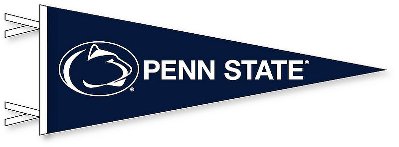 Penn State Lion Head Pennant 6 x 15