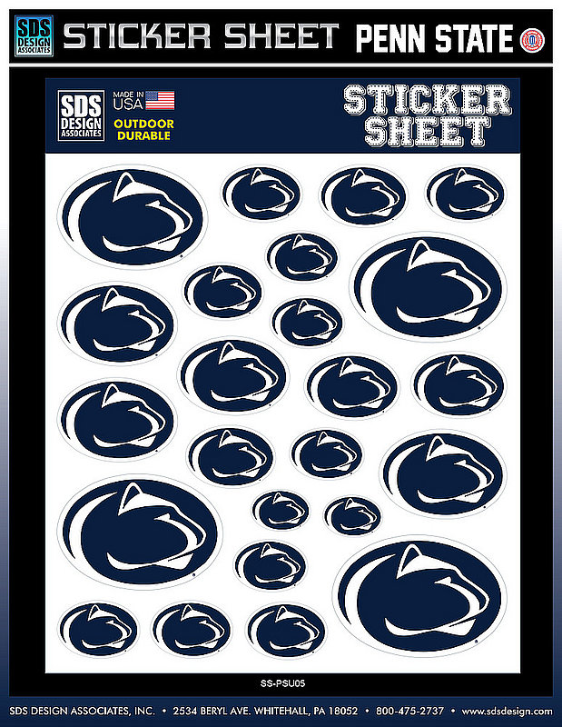Penn State Lion Head Variety Pack Stickers Nittany Lions (PSU) 