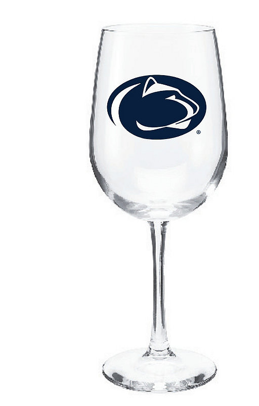 Penn State Lion Head Wine Glass