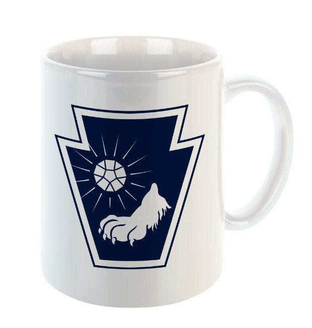 Penn State Lions Paw Mug White Nittany Lions (PSU) 