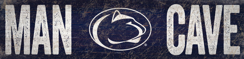 Penn State Man Cave Wood Sign Nittany Lions (PSU) 