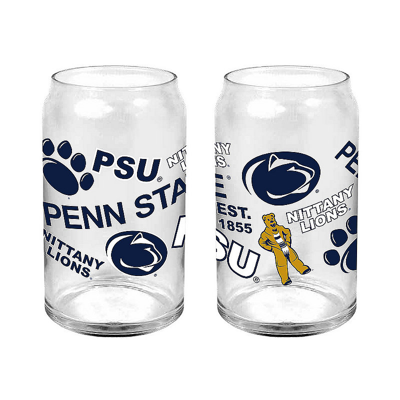 Penn State Medley 16oz Can Glass Nittany Lions (PSU) 