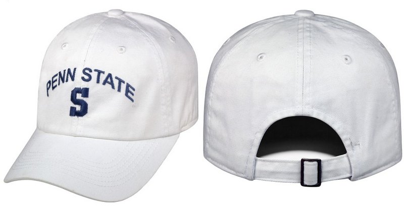 Penn State Mens Hat Arching Over Block S White
