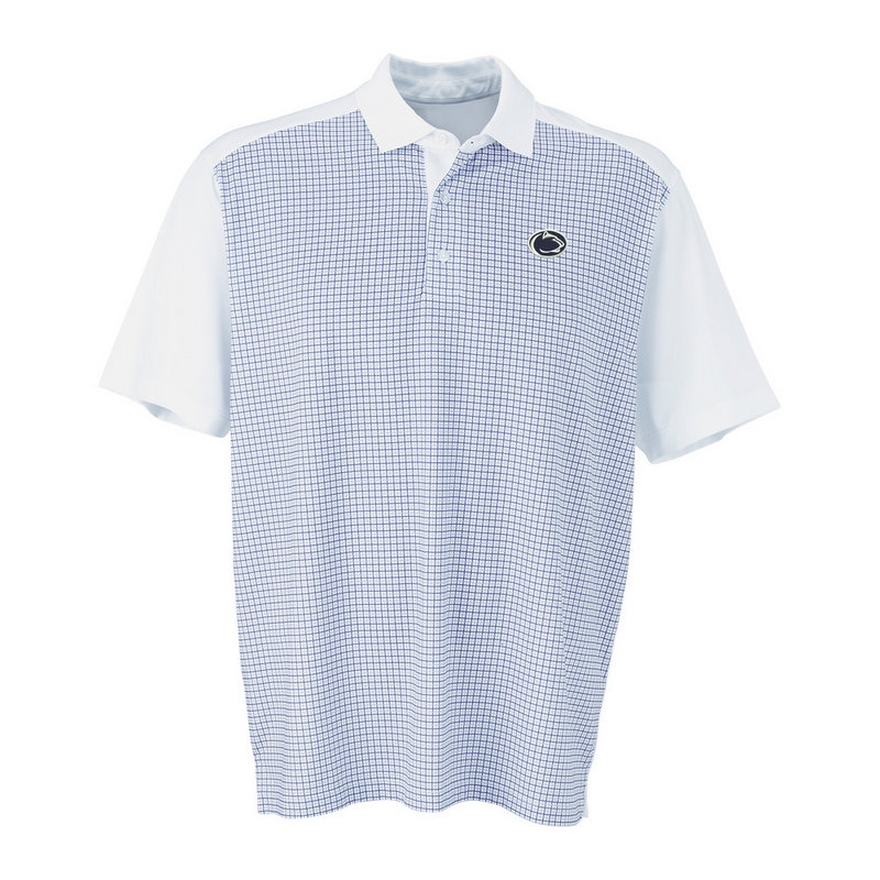 Penn State Mens Performance Tattersall Polo