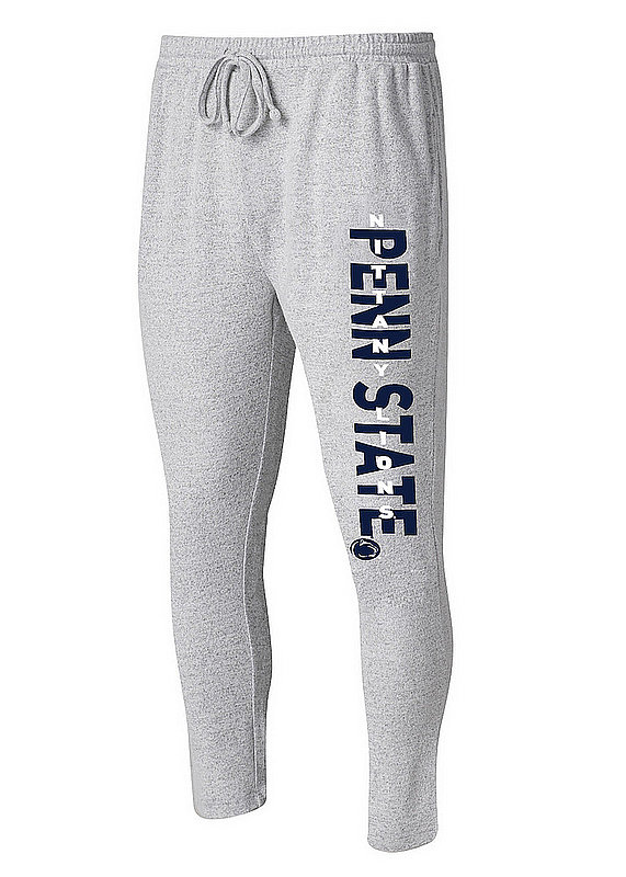 Penn State Mens Super Soft Cumulus Men's Pajama Pants Heather Grey 