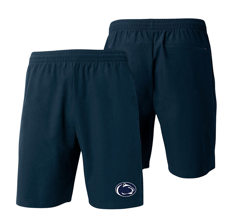 Penn State Mens Woven Pocketed Training Shorts Navy Nittany Lions (PSU) 