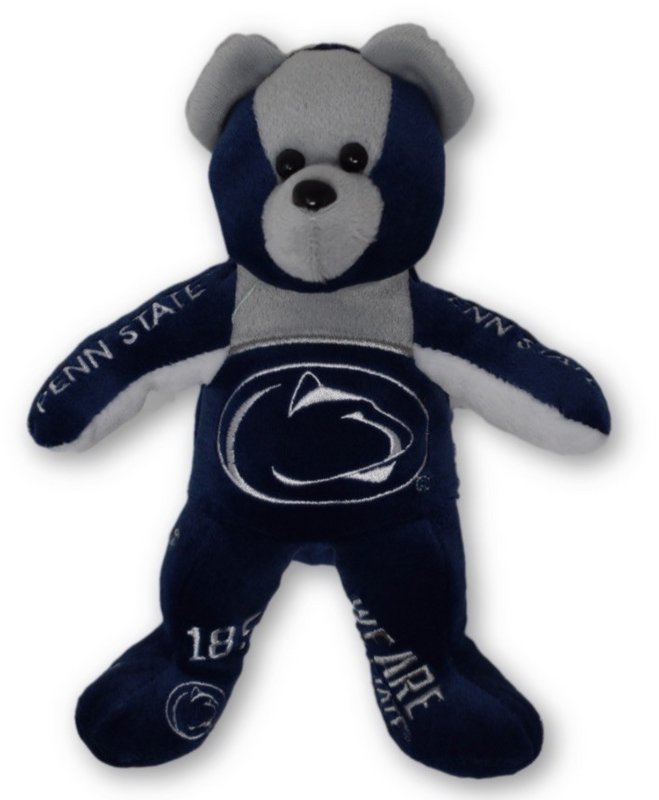 Penn State Navy & Gray Embroidered Bear 