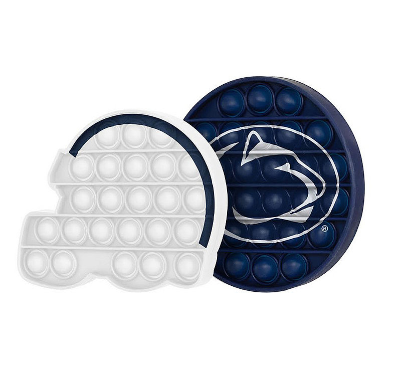 Penn State Nittany Lions 2 Pack Helmet & Circle Push-Itz Fidget Nittany Lions (PSU) 