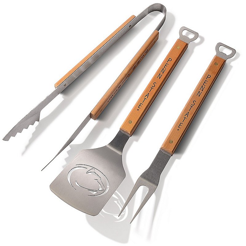 Penn State Nittany Lions 3 Piece Classic Wood BBQ Set Nittany Lions (PSU) 