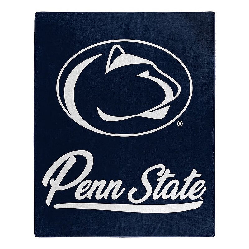 Penn State Nittany Lions 50" x 60" Signature Raschel Plush Throw Blanket Nittany Lions (PSU) 