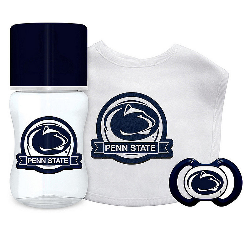 Penn State Nittany Lions Baby 3 Piece Gift Set Nittany Lions (PSU) 