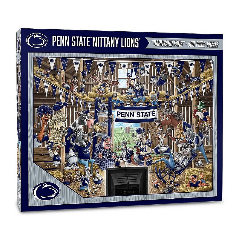 Penn State Nittany Lions Barnyard Fans 500 Piece Puzzle 