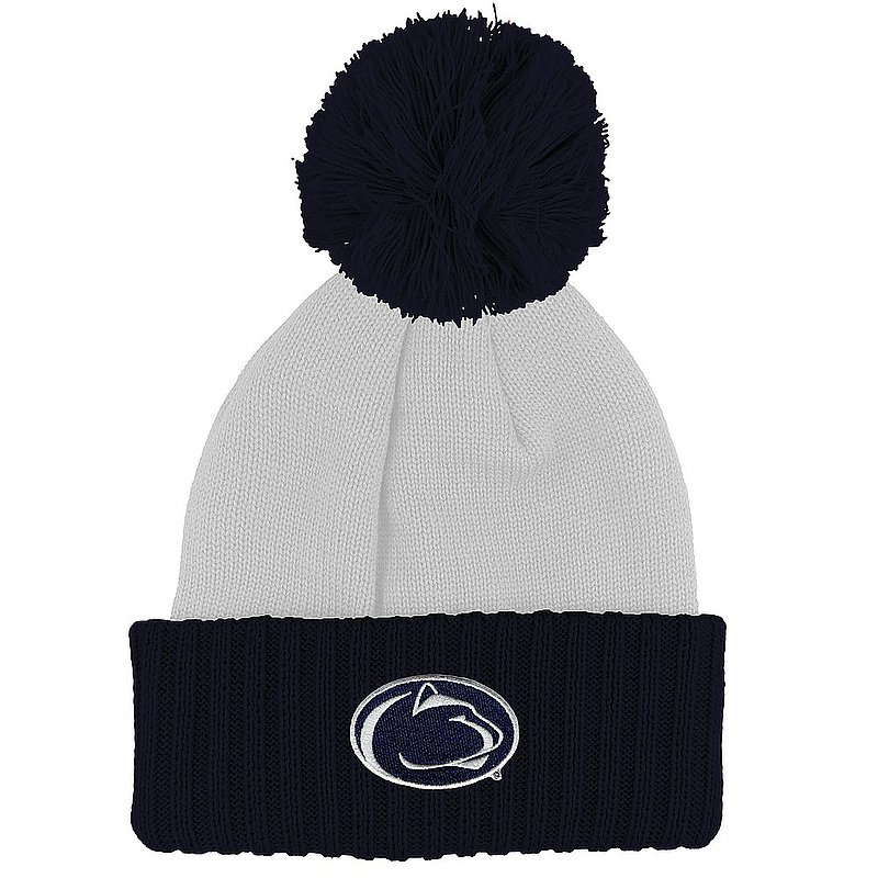 Penn State Nittany Lions Colorblock Knit Pom Beanie Nittany Lions (PSU) 