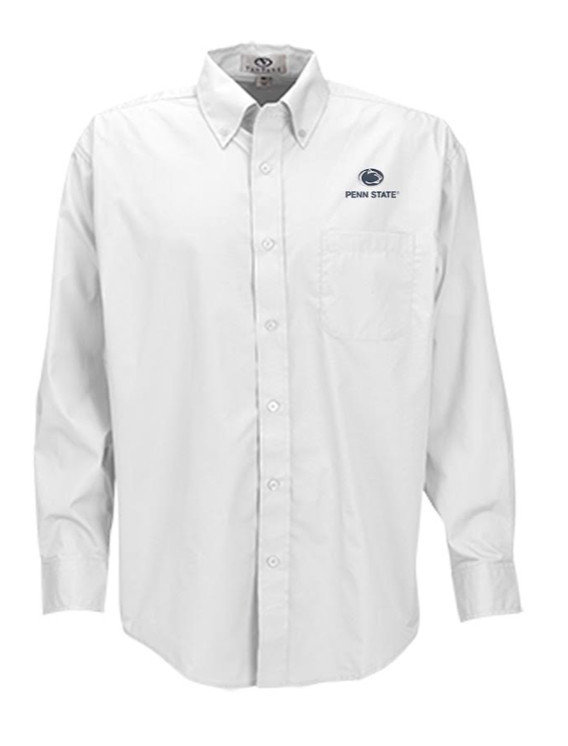 Penn State Nittany Lions Embroidered Blended Poplin Button Down Shirt