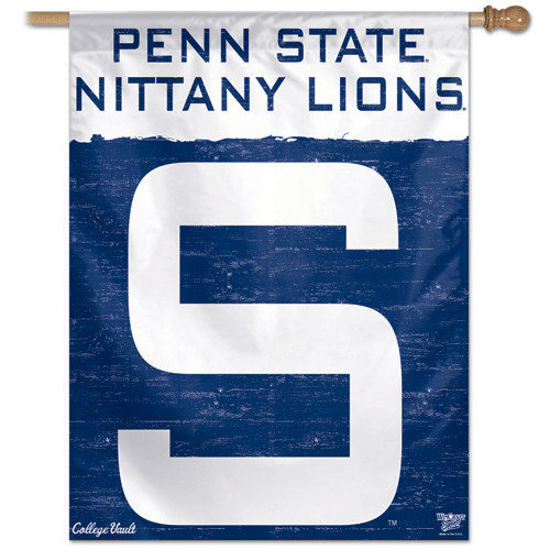 Penn State Nittany Lions Flag Block S