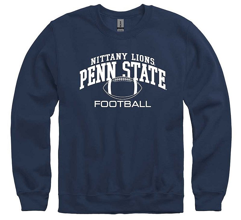 Penn State Nittany Lions Football Crewneck Sweatshirt Navy Nittany Lions (PSU) 