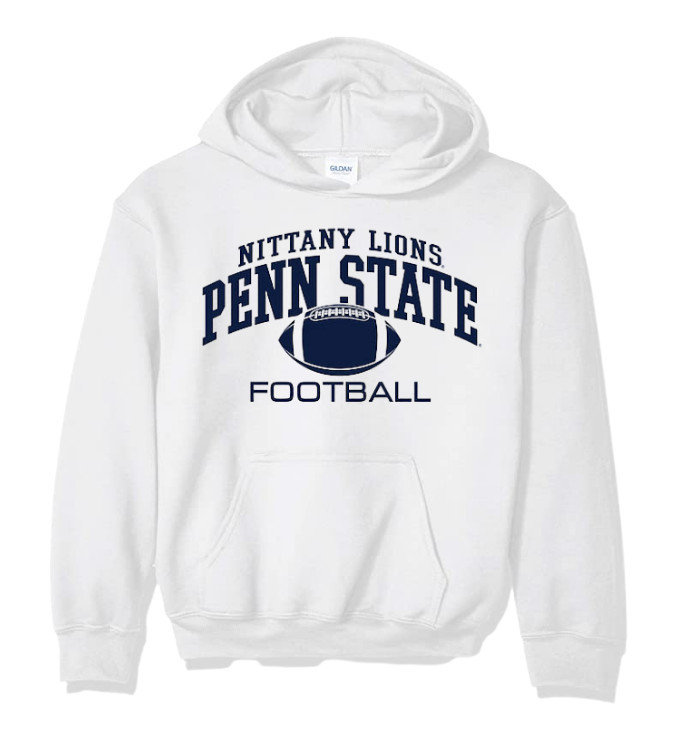 Penn State Nittany Lions Football Hooded Sweatshirt White