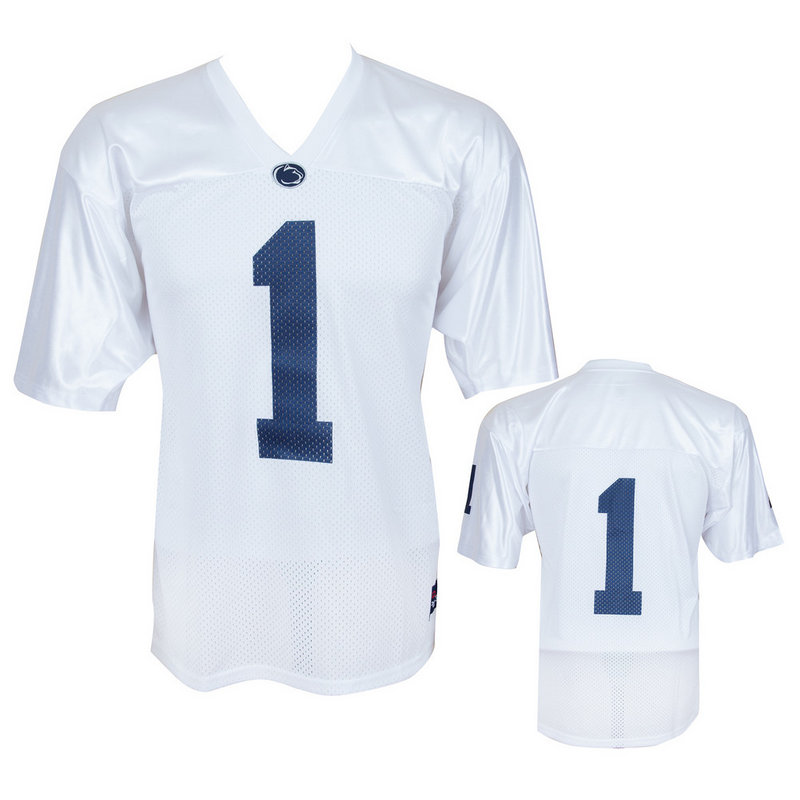 Penn State Nittany Lions Football Jersey White #1 Nittany Lions (PSU) 