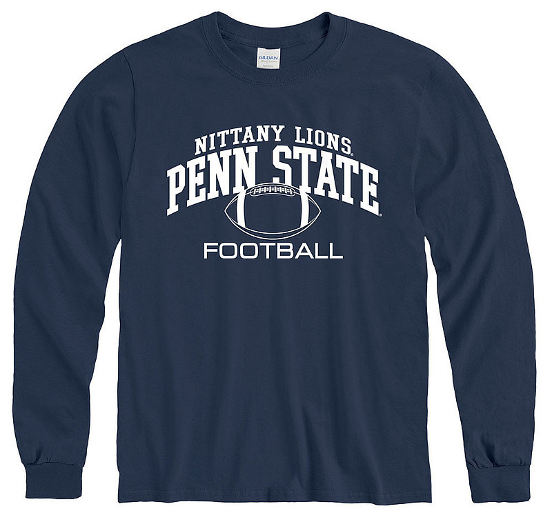 Penn State Nittany Lions Football Long Sleeve Navy Nittany Lions (PSU) 