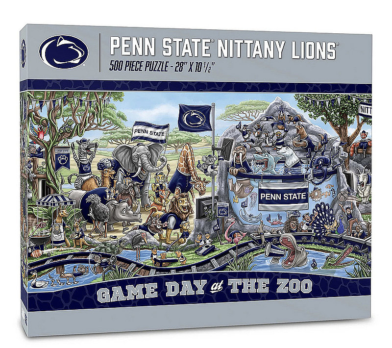 Penn State Nittany Lions Game Day at the Zoo 500pc Puzzle Nittany Lions (PSU) 