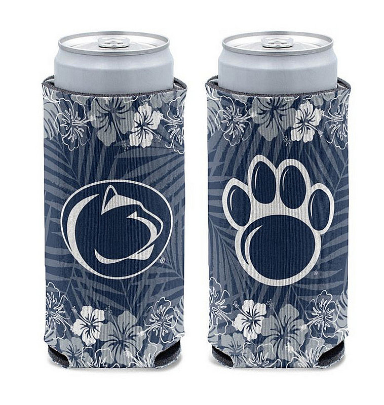 Penn State Nittany Lions Hawaiian Floral Slim Can Cooler Nittany Lions (PSU) 