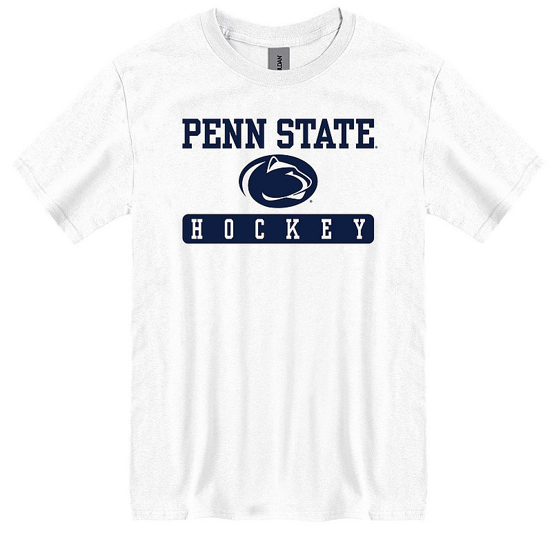Penn State Nittany Lions Hockey Bar T-Shirt White Nittany Lions (PSU) 