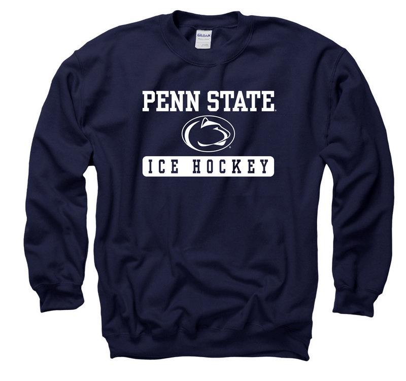 Penn State Nittany Lions Ice Hockey Bar Crewneck Sweatshirt