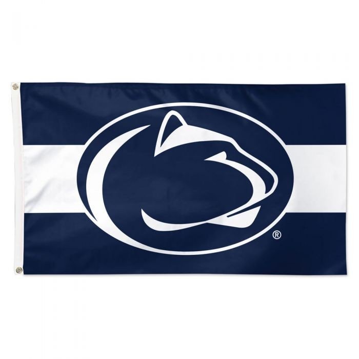 Penn State Nittany Lions Jersey Striped Deluxe Flag 3' x 5' Nittany Lions (PSU) 