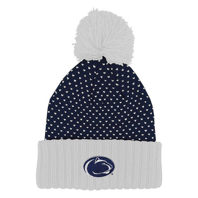 Penn State Nittany Lions Knit Polka Dot Pom Beanie Nittany Lions (PSU) 