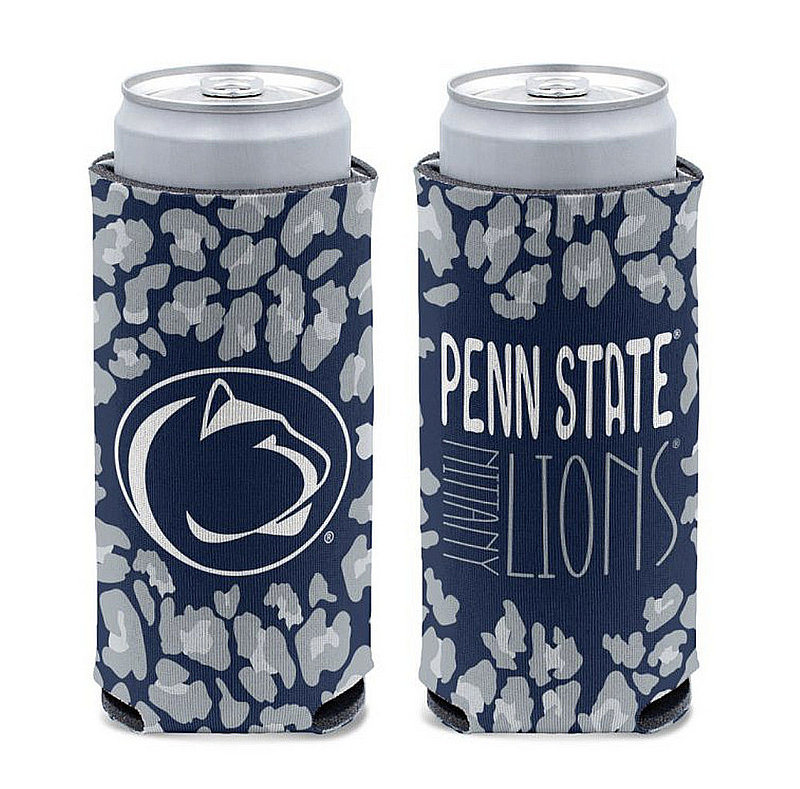 Penn State Nittany Lions Leopard Slim Can Cooler Nittany Lions (PSU) 