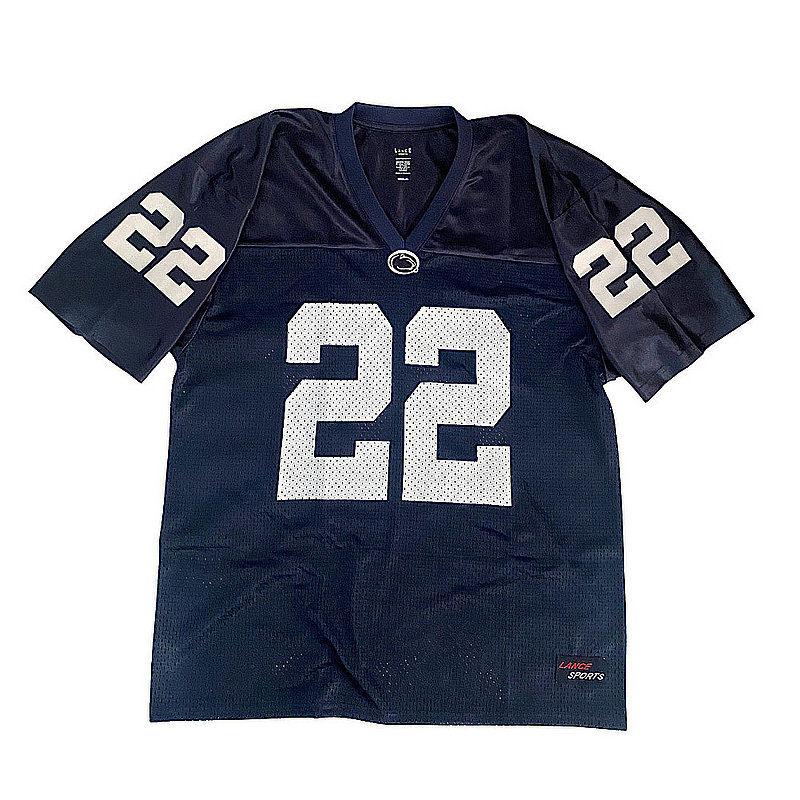 Penn State Nittany Lions Mens Football Jersey Navy #22 Nittany Lions (PSU) 