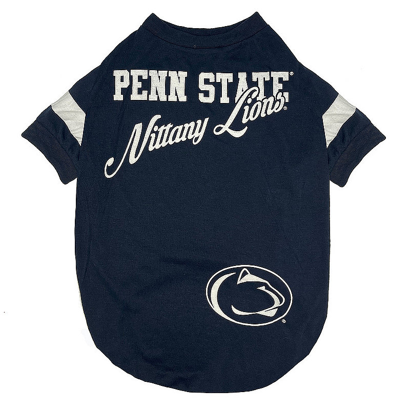 NEW PENN STATE NITTANY LIONS DOG PET PREMIUM JERSEY w/NAME TAG LE 