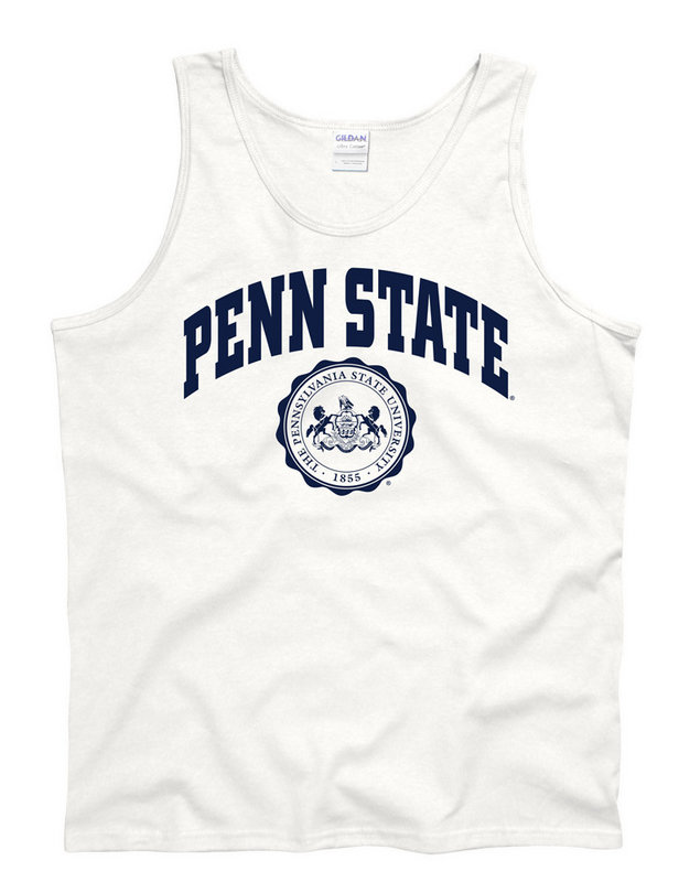 Penn State Nittany Lions Tank Top Official Seal White Nittany Lions (PSU) 