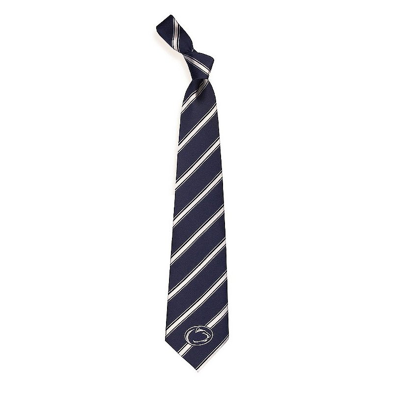 Penn State Nittany Lions Tie Woven Navy Striped
