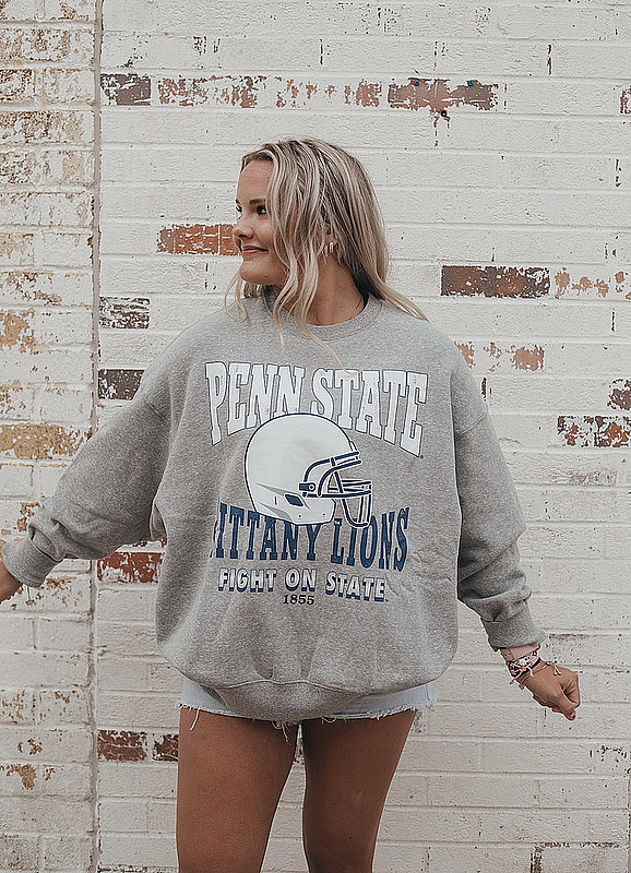 Penn State Nittany Lions Vintage Women's Oversized Crewneck Nittany Lions (PSU) 