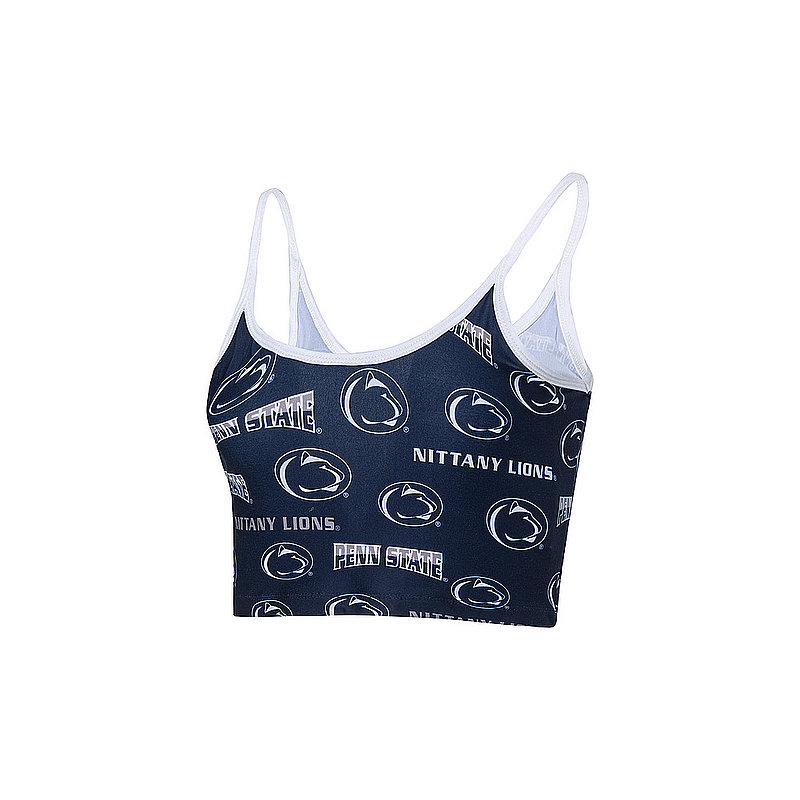 Penn State Nittany Lions Women's Navy with White Trim Bralette 