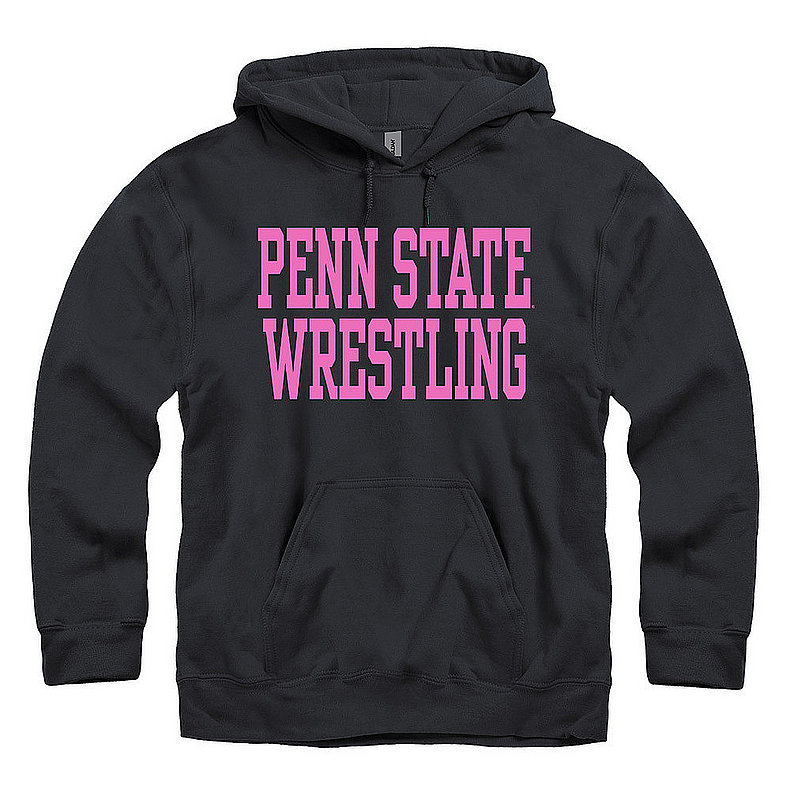 Penn State Nittany Lions Wrestling Throwback Hooded Sweatshirt Black