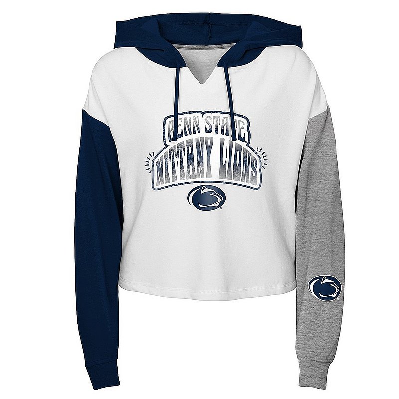 Penn State Nittany Lions Youth Girls Color Block Hooded Sweatshirt 