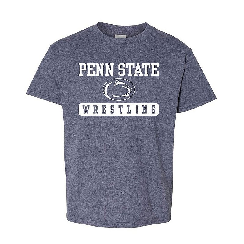 Penn State Nittany Lions Youth Wrestling T-Shirt Heather Navy Nittany Lions (PSU) 